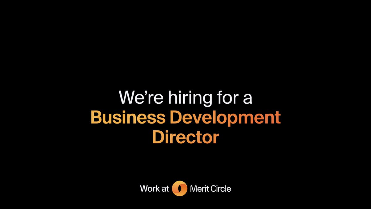 BeamFDN's tweet image. Do you have what it takes to form strategic partnerships and spot opportunities within the games industry? 🤔 

Apply today and help us realize the future of gaming 🕹️ 🎯 

apply.workable.com/merit-circle/j…