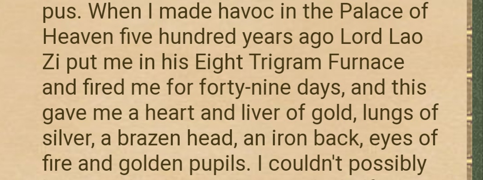 Am I tired of drawing only the Monkey King for several months? Nope
But, anyway, the lines from JTTW, because of which this art appeared + I'll leave a version with a clean torso in the comments, it's not for nothing that I drew it :P

#lmk #LEGOMonkieKid #lmksunwukong #SunWukong