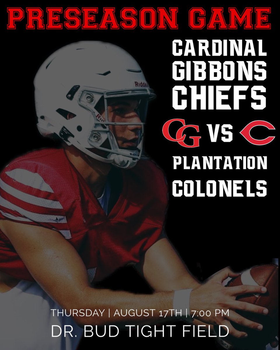 Come One, Come All 🔴⚪️ Preseason Home Game | Thursday | August 17 | 7:00 PM | Chiefs VS Colonels #OnTheDrive23 🔴⚪️🛎🗣