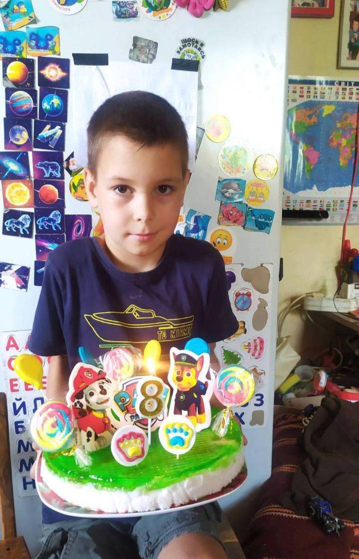 DefenceU's tweet image. This is the boy who was killed today by the russian Kinzhal hypersonic missile.
Volodymyr will forever remain 8 years old.