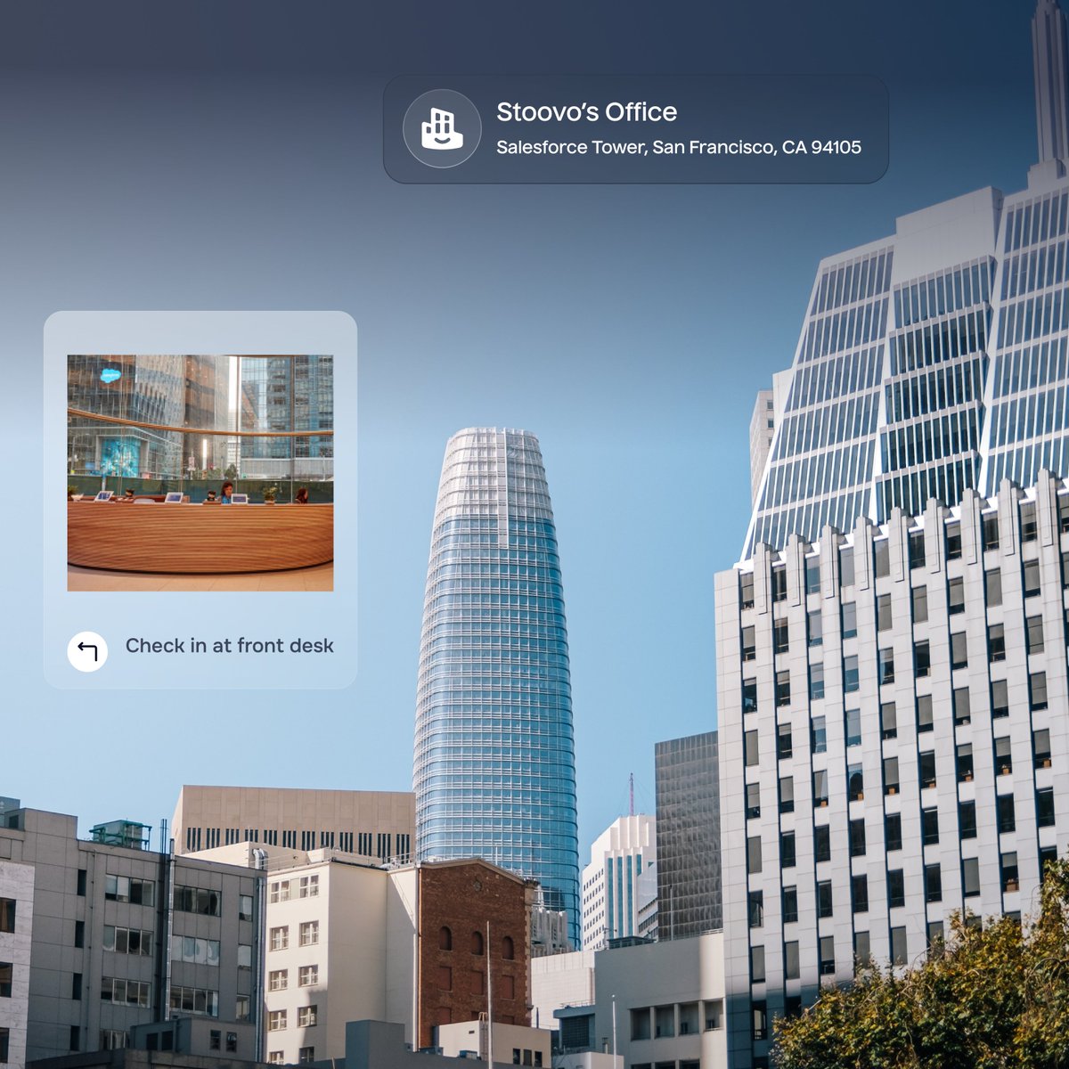 Coming to visit Stoovo’s office in San Francisco? Check out our guide, and make sure to check in at the front desk. 🙂