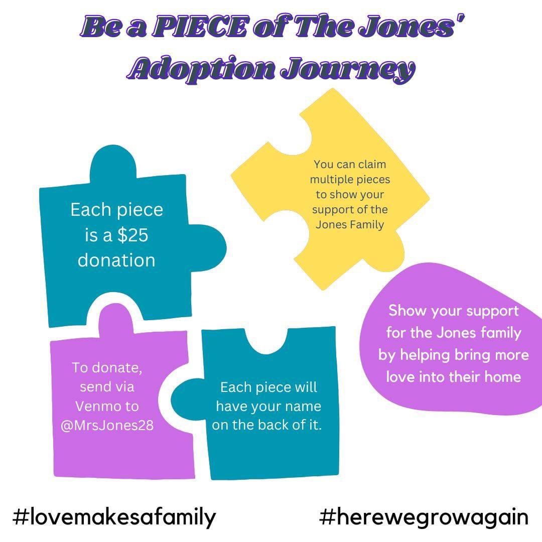 It’s official we are adopting again and starting to raise funds! Here’s how you can help us grow our family. ❤️ #adoptionislove #herewegrowagain #lovemakesafamily