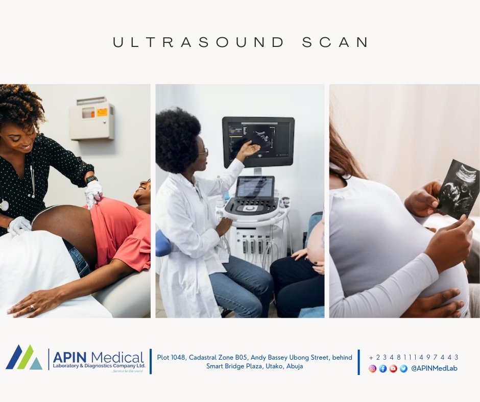#Ultrasound #scans are very important during #pregnancy 
#APINMedLab offers advanced digital imaging & enjoyable #ultrasoundscan moments #Abuja