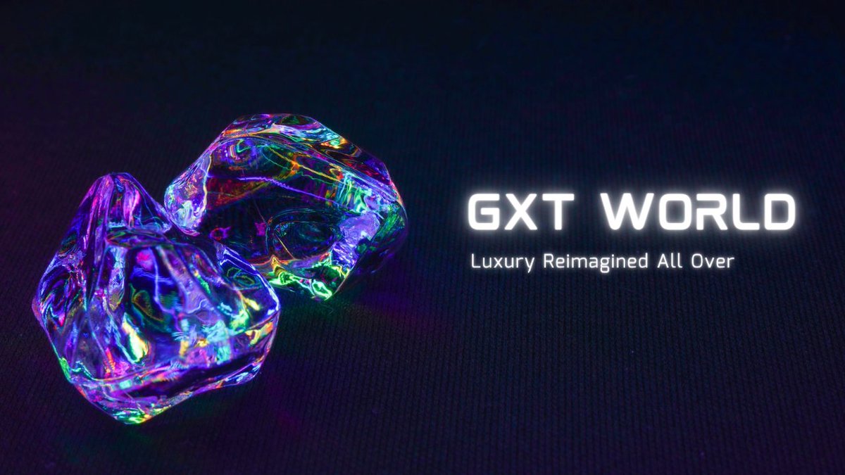 Reimagine a new world of luxury and blockchain with GXT World 💎

#GXT #GXTWorld #Gem #GemTrading #Diamond #Blockchain #Crypto 
#Cryptocurrency #NFTs #DiamondNFTs #Luxury #TechTwitter