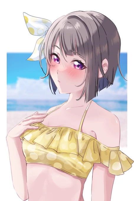 かすみんが1番...ですよね? よそ見しないでください...