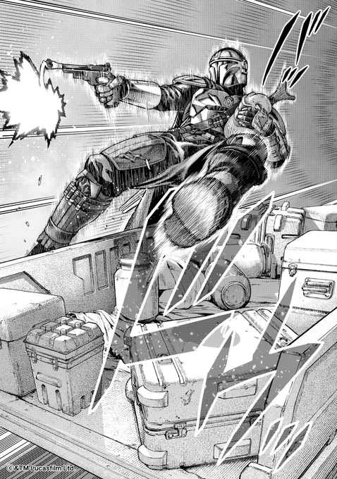 漫画版マンダロリアンはビッグガンガンで連載中です。おまけページありの単行本も発売中!我らの道!!