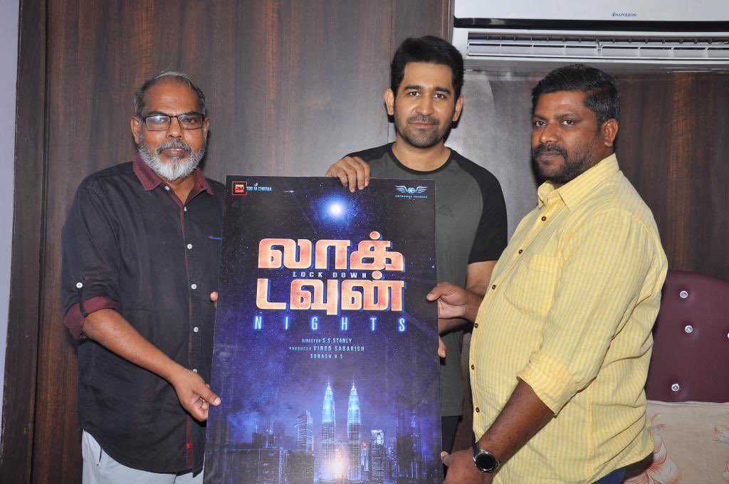 Happy to launch an Interesting &amp; Grandeur Title Look of #LockdownNights ! 

All the best to the entire team 👍

<a href="/act_vetri/">Vetri</a>  #HamisiniPerumal #Komalaanaidu #MathiAzhagan  <a href="/DirSsstanly/">S.S.Stanly</a> <a href="/2mcinemas/">2M Cinemas</a> #ArthanasTrading #SubashVS <a href="/justin_tunes/">Justin Prabhakaran</a> <a href="/KavingarSnekan/">Snekan S</a> <a href="/ProBhuvan/">Pro.Bhuvan Selvaraj</a> <a href="/VanquishMedia__/">Vanquish Media</a>