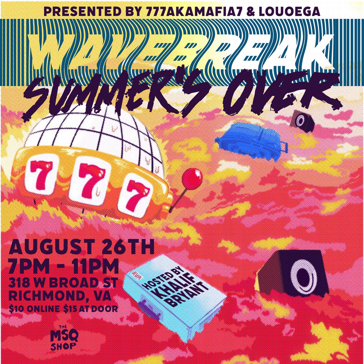 777akamafia7's tweet photo. Louoega &amp; 777AKAMAFIA7 are back with the 3rd installation of the fan-favorite show: Wavebreak ! Hosted by Khalif Bryant, Nightcr_wler on the boards ! More Guests TBA Soon ! 

https://t.co/u4vpXbBLg3 https://t.co/N1xqhW7Si2