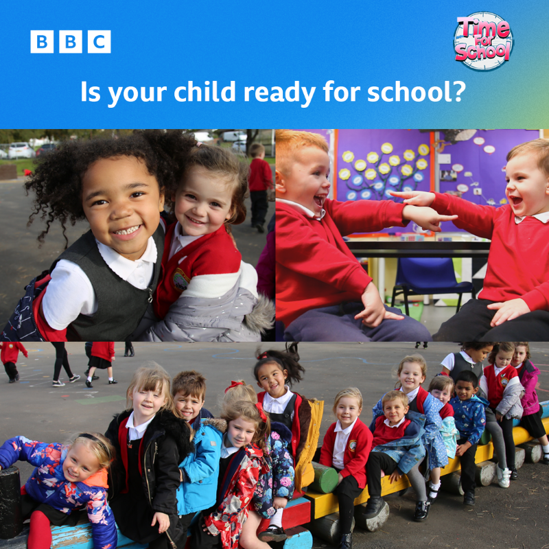 CBeebiesHQ's tweet photo. Time for School is back on CBeebies and #BBCiPlayer to help you and your child prepare for school. 🎒

#StartingSchool #TimeForSchool https://t.co/PaUVLT3h70