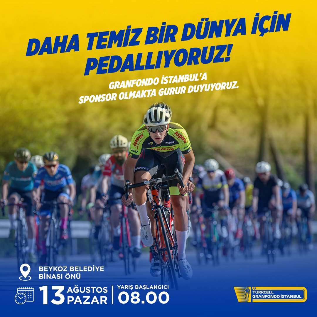 Sıfır emisyon ve karbon salınımıyla yüzyılın aracı kabul edilen bisiklet sporunu sahiplenerek, daha temiz ve sürdürülebilir bir dünya için pedallıyoruz!

Asperox markamızla Türkiye’nin en büyük yol bisiklet yarışı olan #GranfondoIstanbul’un sponsoru olmaktan gurur duyuyoruz.