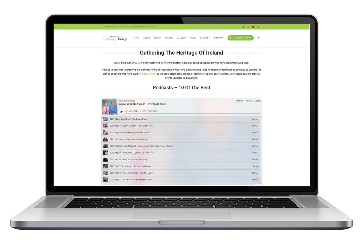 gatheringher's tweet photo. #HeritageWeek - We have updated our https://t.co/v9j7Ouc7AS website to celebrate 10 years of collecting life stories just in time for National Heritage Week. Browse from over a hundred podcasts, videos and photos from around #Louth https://t.co/6hMNbuaKZM