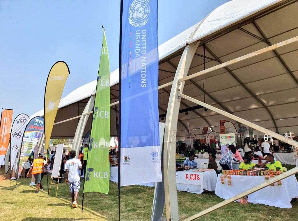 .Kampala People’s SDG Festival is having exhibitions and edutainment plus games, interactive sessions and activities, covering a range of topics on SDGs implementation and acceleration in Uganda. 
#ChimpReportsNews
#LeaveNoOneBehind #TondekaMabega #KampalaPeoplesSDGsFestival23