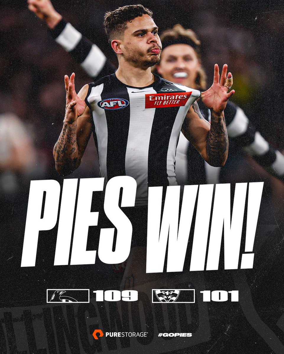 Responded through connection. 

How are you feeling, Magpie Army? 🖤🤍