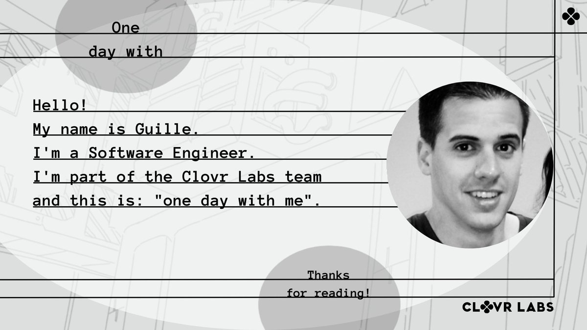 elenpay_tech's tweet photo. 💁‍♀️ Would you like to meet our team?
This is a very good opportunity 🙌 😁.
Today we invite you to meet a member of our infra team.

This is "one day with"... Guille ⭐️.

#clovrlabs #onedaywith #meettheteam #remoteteams https://t.co/0rLDI9s79B