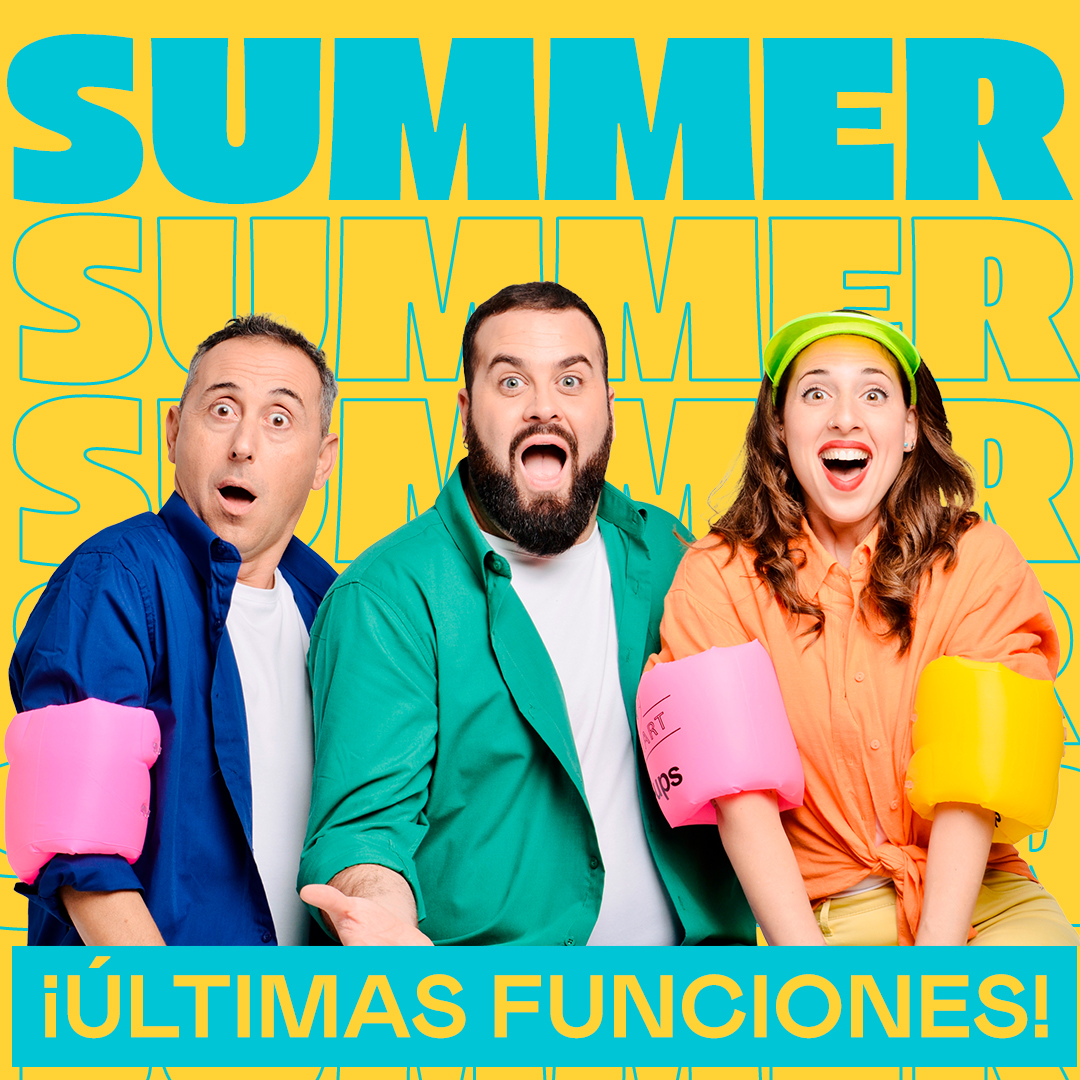 PLANETAIMPRO's tweet photo. Y con septiembre llegan las últimas funciones de nuestro Summer, ¿nos acompañas? 🏖

🎟 https://t.co/0ipsq2IA0i

#planetaimpro #improshow #teatreneu #teatro #humor #verano #estiu https://t.co/Gs2pL8cm0B