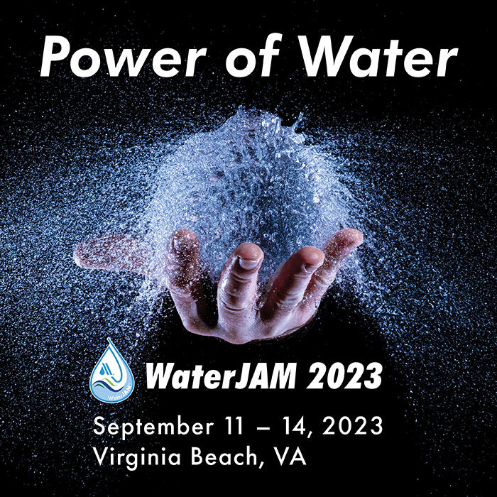WaterJAM_VA's tweet photo. With over 200 technical presentations, 11 workshops, 2 facility tours, over 250 exhibit booths, professional demonstrations, and a wide range of networking events, you will not want to miss  #WaterJAM2023 !  Take advantage of discounted pricing and register TODAY. https://t.co/gIwn3zZXaY