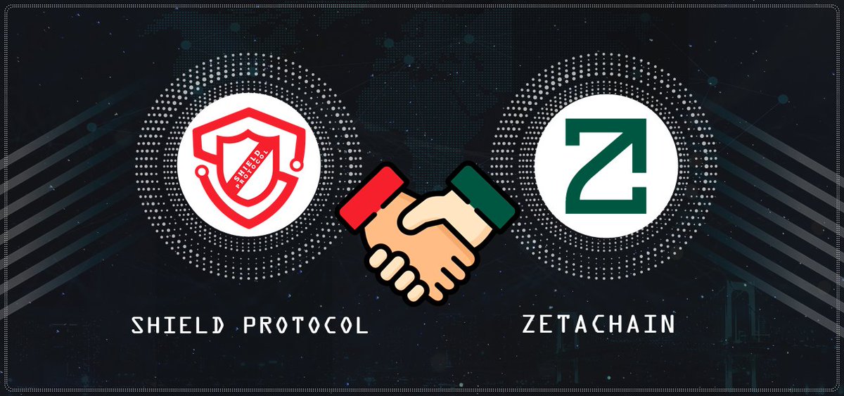 Shield Protocol &amp; <a href="/zetablockchain/">ZetaChain 🟩</a>  Partnership bringing Wallet, 2FA Integration &amp; Other Secure Ecosystem Projects on #zetablockchain

<a href="/zetablockchain/">ZetaChain 🟩</a> Testnet integration with #shield wallet is active. Now manage your #zetablockchain assets with #shieldprotocol app

$SHIELD