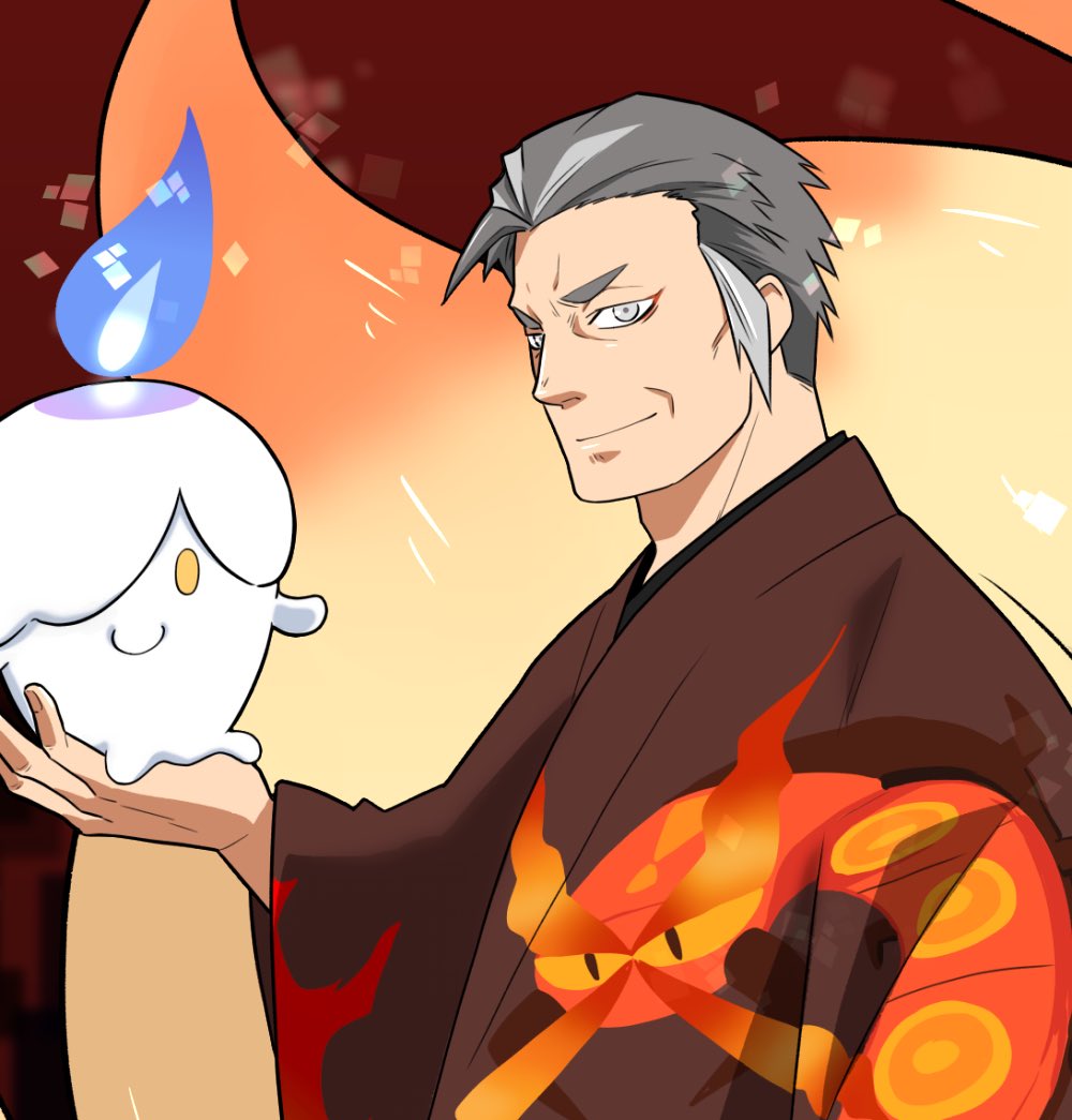「元ツイ探せなかったから支部から持ってきた再掲カブさん。着物のすがた。」|ハズ🌟4/22OPVRフリュー本のイラスト