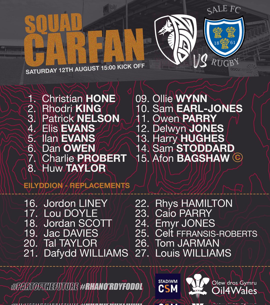 Team News – Newyddion Tîm