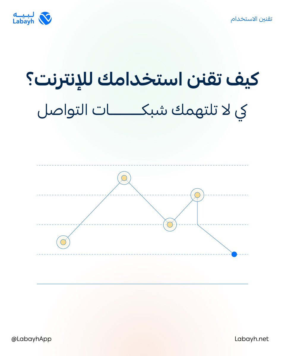 ممكن استخدامك للانترنت صار يشغل مُعظم وقتك أو يأثر على حياتك وعلاقاتك‼️

فكيف تقنن استخدامك كي لا تلتهمك شبكات التواصل❕

▫️حدد وقت لاستخدام التطبيقات: استخدم خاصية مثل تحدد مدة معينة لاستخدام التطبيقات خلال اليوم، ويتوقف التطبيق عن العمل بعدها.