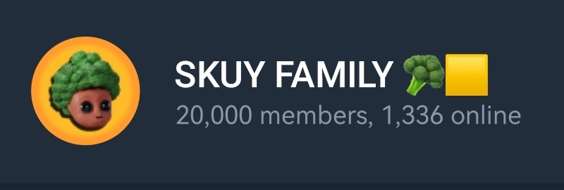 sekuyaofficial's tweet photo. 20K Organic growth member on Telegram! 🥦🟨 https://t.co/BxkED6wpPt https://t.co/zihx41Repf