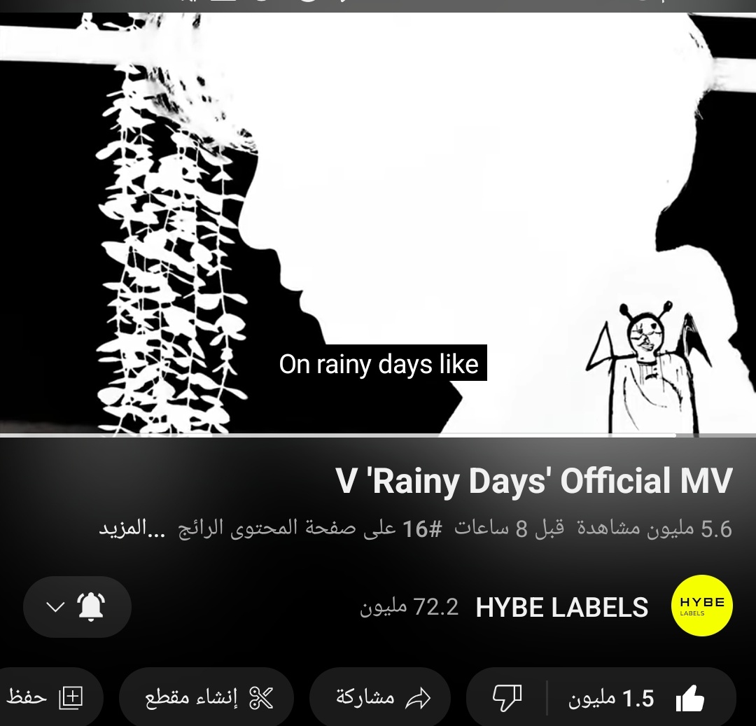 mima_ao's tweet photo. @itsvgiirl @BTS_twt I'm listening to #RainyDays by #V (@BTS_twt ) from the new album #Layover https://t.co/6BDKzhbL7l