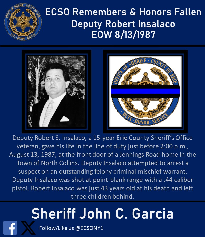 Erie County Sheriff tweet media