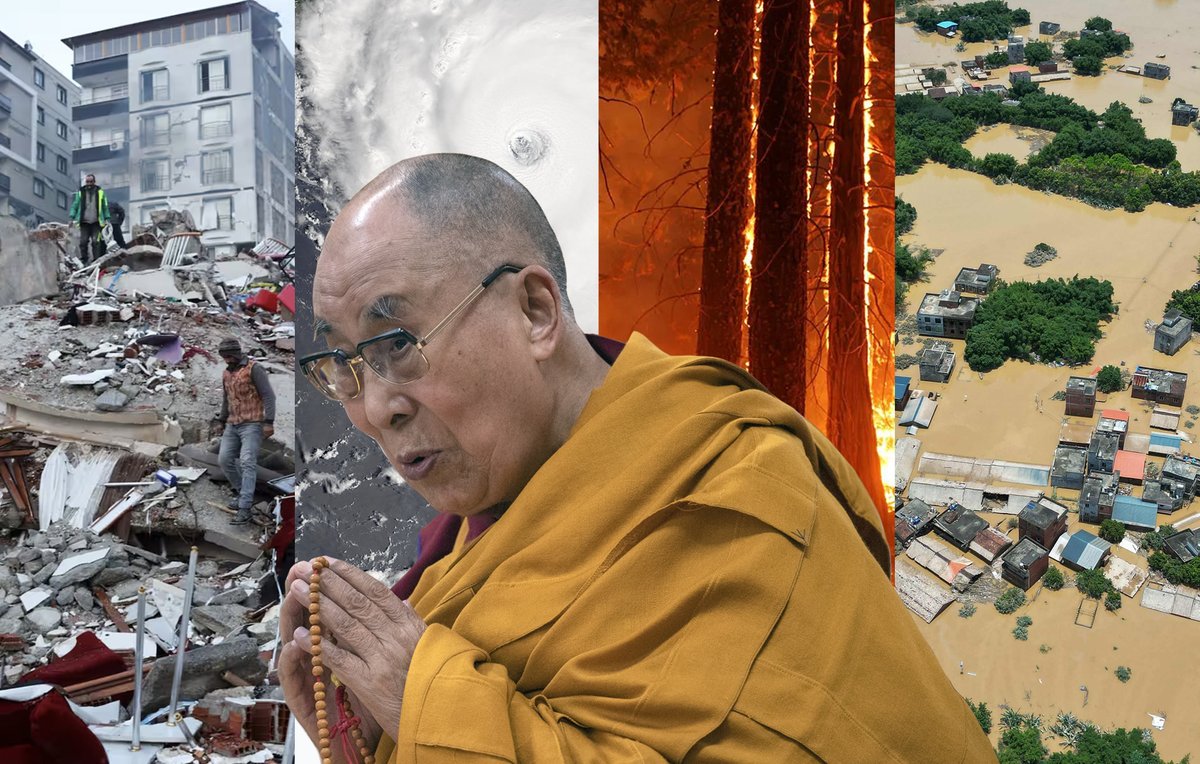 Buddhistdoor's tweet photo. BDG News: Dalai Lama Offers Prayers for a World Beset by Natural Disasters

Read here: https://t.co/lUZlbrcHvt

#buddhism #vajrayana #tibetanbuddhism #compassion #dalailama #china #hawaii #maui #usa #extremeweather #climatechange #climatecrisis #globalwarming #floods #wildfire https://t.co/17HmSZ8YaT