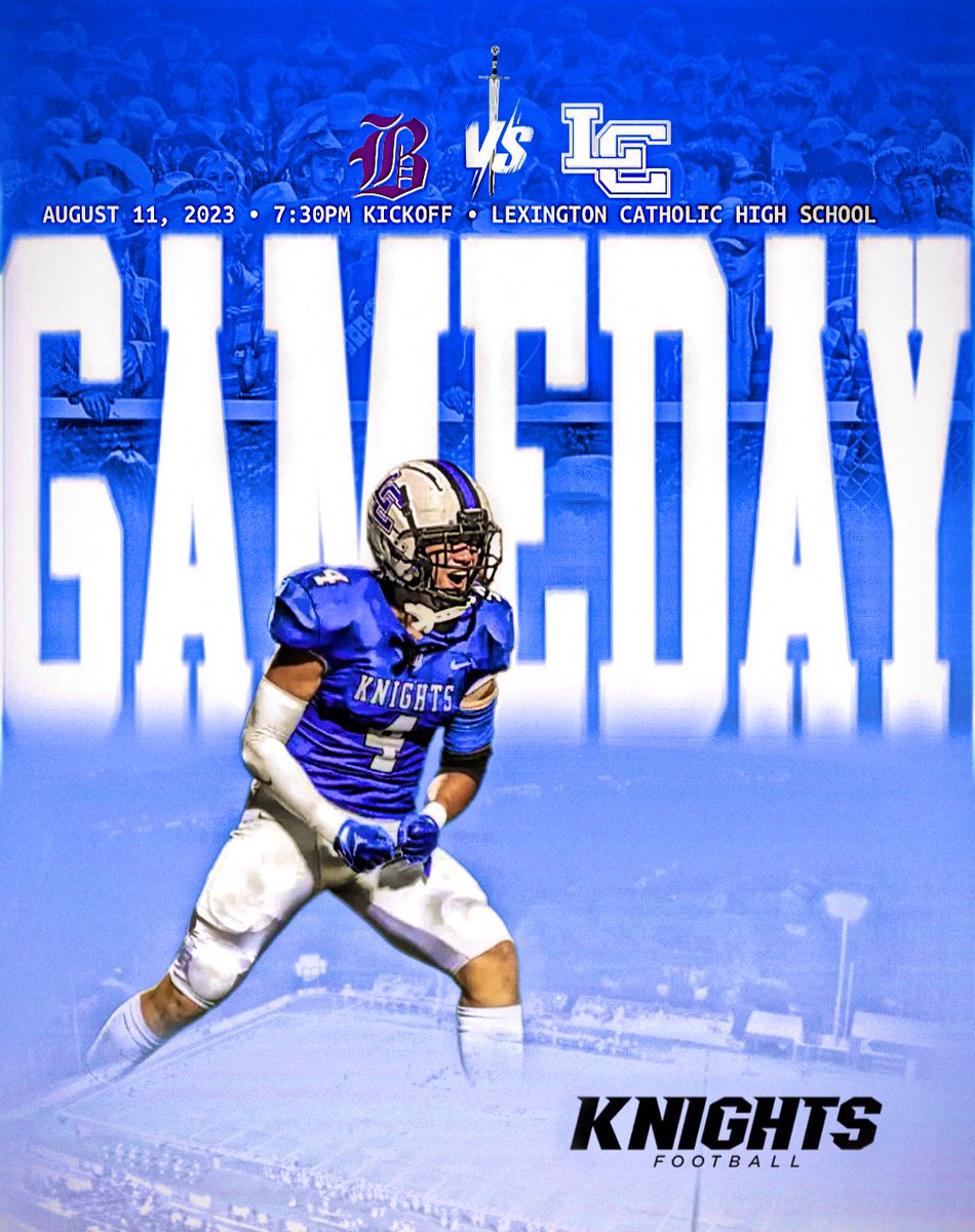 ITS GAMEDAY⚔️

Scrimmage #2

🆚 BARDSTOWN HIGH SCHOOL
⏰ 7:30PM
📍 Lexington Catholic High School
🎟️ $5