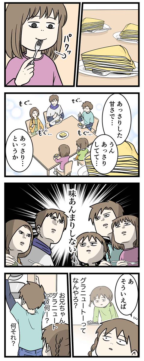 中3男子と小4女子の兄妹スイーツ作り(6/6)

⑤お兄ちゃんのおかげで甘さ控えめ 