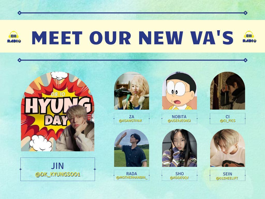 EN_RADI0's tweet photo. This is ENRADIO 🎙️

Good evening to all! Yesterday, ENRADIO went through an audition, and tonight we'll be proclaiming the top-performing candidates and newly appointed VAs. Welcome to ENRADIO, and congratulations! https://t.co/10ziYGHmNl