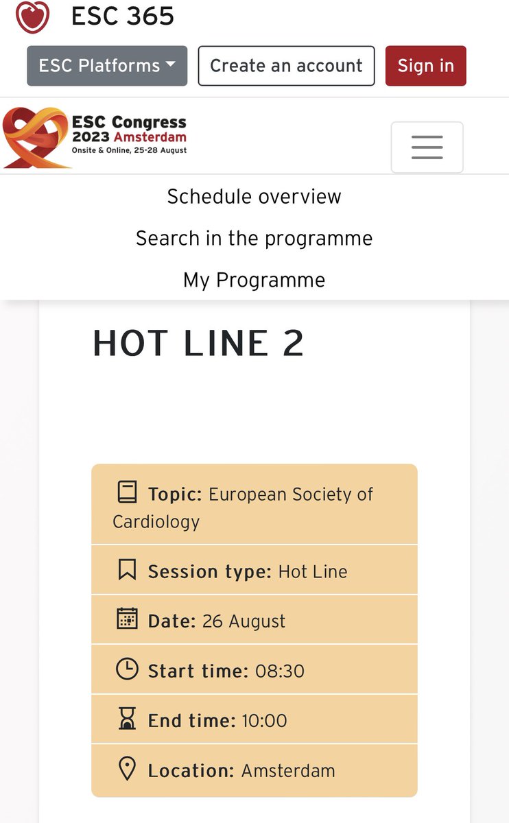 robmentz's tweet photo. Excited for #ESC2023 in just 2 wk!

Honored to share HEART-FID results on Sat, Aug 26 in Hotline 2 at 8:30am - on behalf of incredible investigator team &amp; pts

Largest IV iron trial in HF

Followed by pooled FCM analysis

See ya there! https://t.co/kHfd0dyL2D