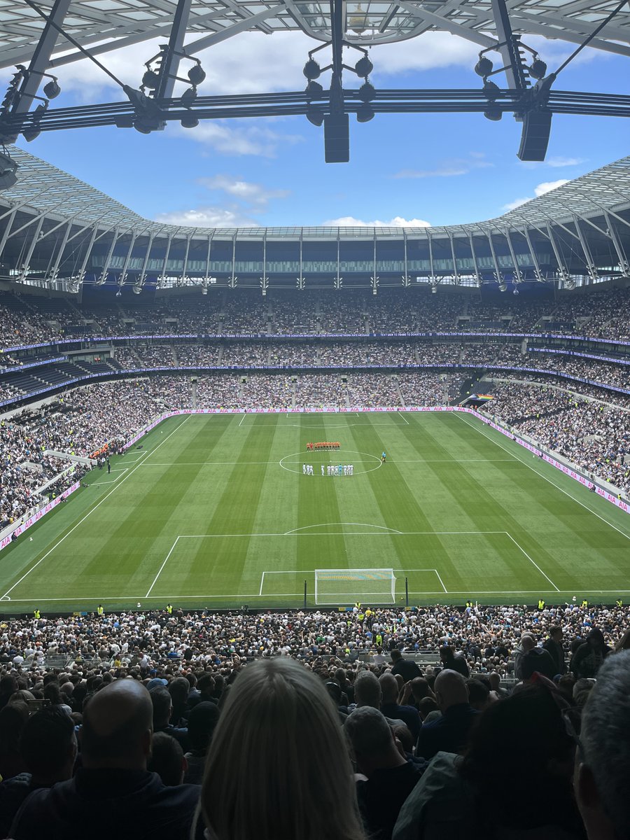 StudentOTGame7's tweet image. Tottenham Hotspur Stadium last Sunday.

Lucky enough to witness @HKane bag 4 goals &amp;amp; probably his last in the white of Spurs. 

The Premier League will sorely miss a player of his qualities.