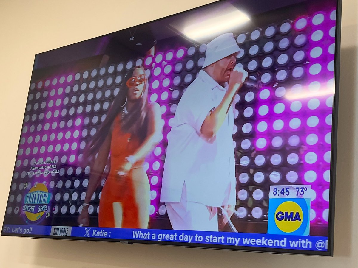 Good Morning American and Happy Birthday to Hip-Hop! 🎤🎶

@GMA 
#FatJoeOnGMA
#RemyMaOnGMA
#BustaRhymesOnGMA