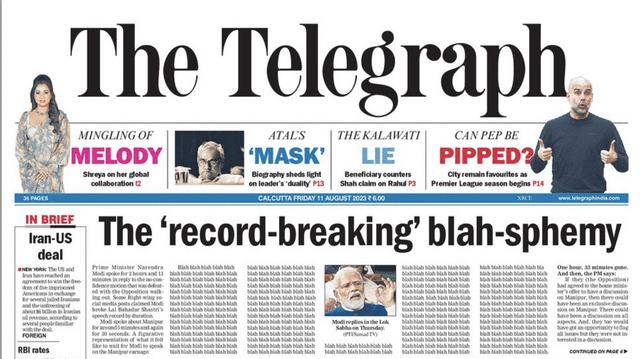 Lovitozhimomi's tweet photo. The record breaking under rated speech at Lok Sabha by Master of the Universe, Vishwaguru Station Master.

Thank you @ttindia for giving us the fact. https://t.co/bWddRQtzhW