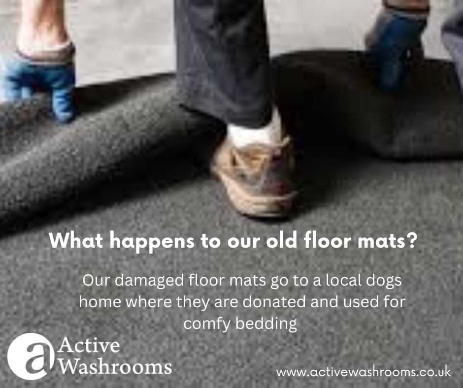 ActiveWashrooms's tweet photo. Did you know our damaged floor mats and laundry are donated to a local dogs trust to become pet beds. 🐾🐾🐾
#FloorMats #FloorCare #EntranceMatting #Laundry #ComfyBedding #HelloMonday #MondayMotivation #MondayVibes #LeadingTheWay #ActiveWashrooms https://t.co/L8HUUyIIBI