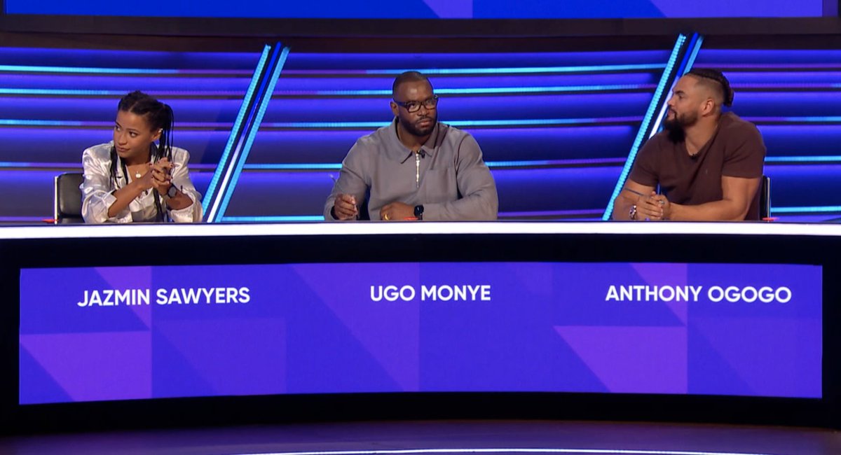 👋 Introducing tonight's #QuestionofSport line-ups. On @SamanthaQuek's team... 🏃‍♀️ @keelyhodgkinson ⚽️ @JoleonLescott And joining @ugomonye... 🥊 @AnthonyOgogo 🥇 Jazmin Sawyers 📺 Hosted by @PaddyMcGuinness, the action gets underway at 8pm on BBC One & @BBCiPlayer.