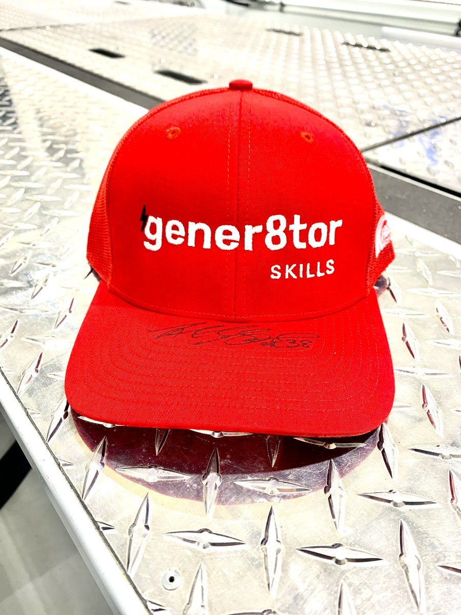 GIVEAWAY. Let’s kick off Indy race weekend with a giveaway.  RT this post and be sure you are following <a href="/ToddGilliland_/">Todd Gilliland</a> and <a href="/gener8tor/">gener8tor</a> to win this signed hat! Winner picked tonight after the truck race.