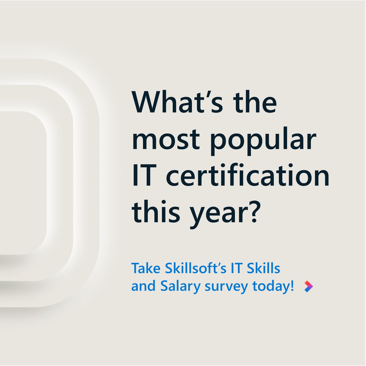 Hey, IT pros! 🤓 If you've taken any Microsoft training or earned a certification, share your insights in @Skillsoft's annual IT Skills and Salary survey. Take the confidential survey by September 15 👉 msft.it/60159J9zD