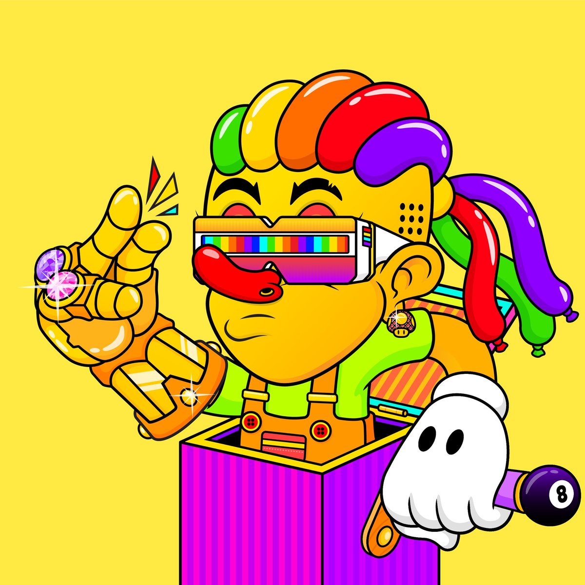 Shout out to <a href="/losttoysnft/">Lost Toys</a>, this gem landed in my wallet as a part of the mint incentive. That gauntlet is 🔥