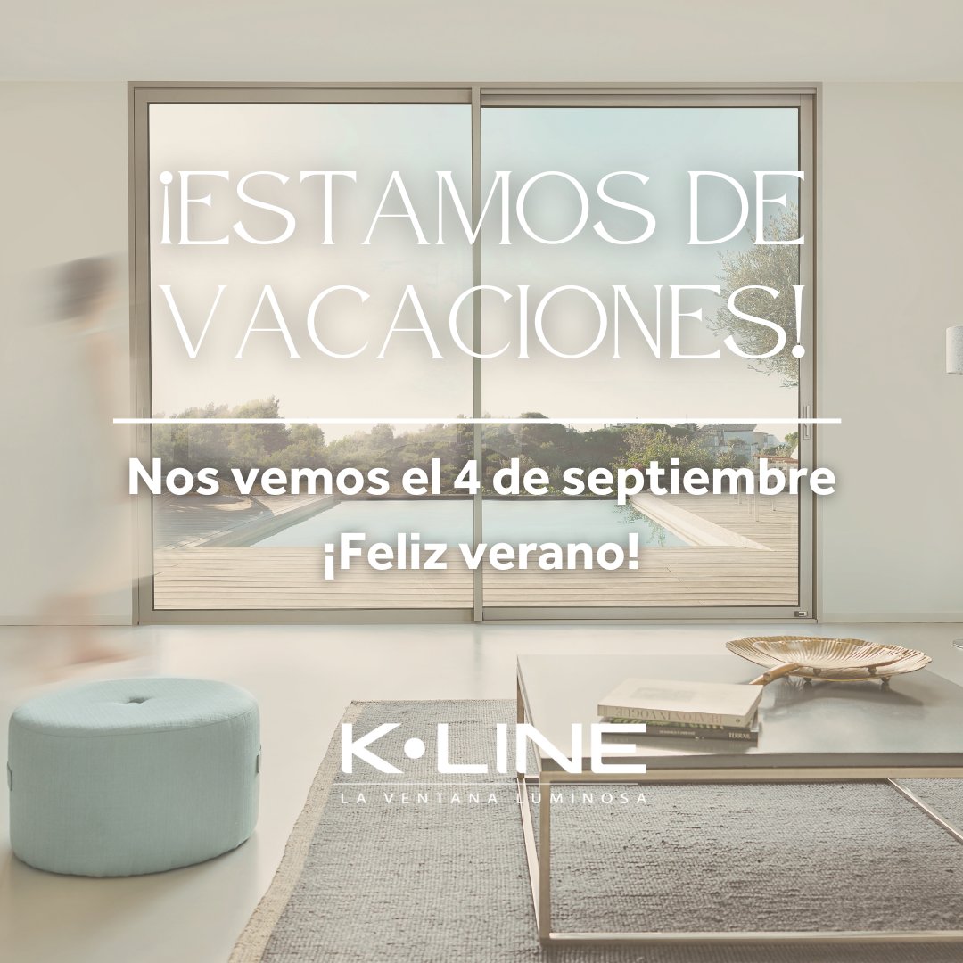 ¡Nos vemos a la vuelta!
🌞¡Feliz verano!🌞
...
Vemo-nos quando regressarem!
🌞Feliz verão!🌞

#vacaciones #verano #vacacionesdeverano #puertas #ventanas #ventanasdealuminio