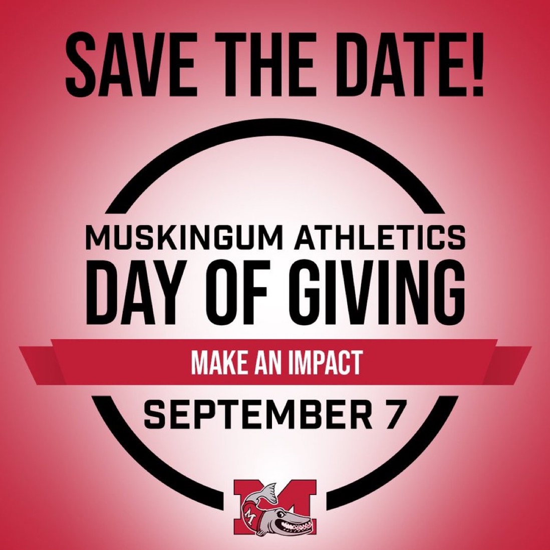 FightingMuskies's tweet photo. 🗓️ Mark your calendars! 
Save the date for the Athletics Day of Giving – a day dedicated to supporting our teams and student-athletes. Your contribution fuels dreams, and drives success. Join us on September 7, and let's make a lasting impact together! 🏆🙌  #StrongerTogether https://t.co/f2eCiWCbwF