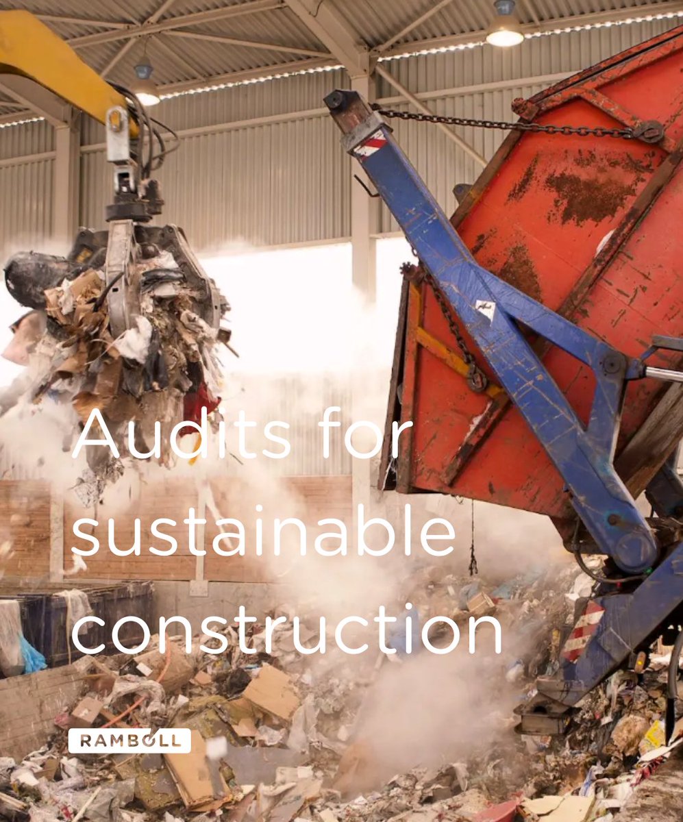 ramboll's tweet photo. Could audits help solve the construction industry’s waste dilemma? 🏡🗑️
Discover how reuse and waste audits can help transform the way we build:
👉 https://t.co/ImIUxC1YG2
#LetsCloseTheGap #PartnerForSustainableChange #CircularEconomy #WasteSolution https://t.co/Q7d7VcWryJ
