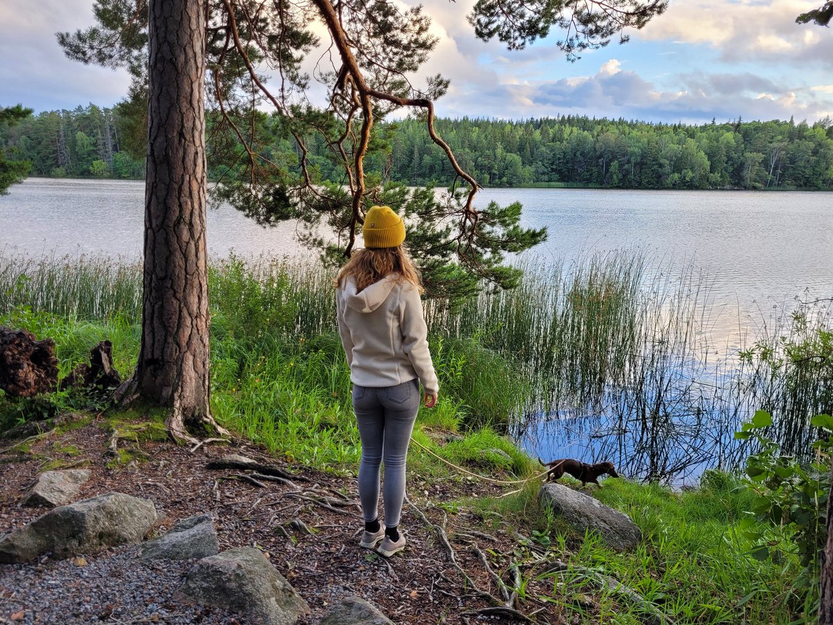 Sehr idyllisch hier 🇸🇪
#Dackel #Schweden #Uppsala #Vanlife