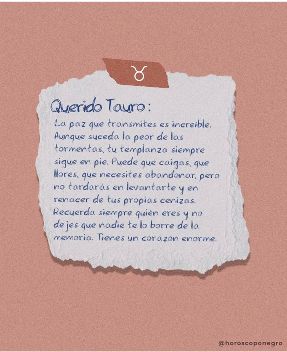 Querido #tauro 🖤 #horoscoponegro
