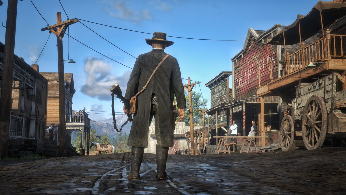 Covert_gaming_'s tweet photo. New in town #RDR2 https://t.co/2xuuKrpYMv