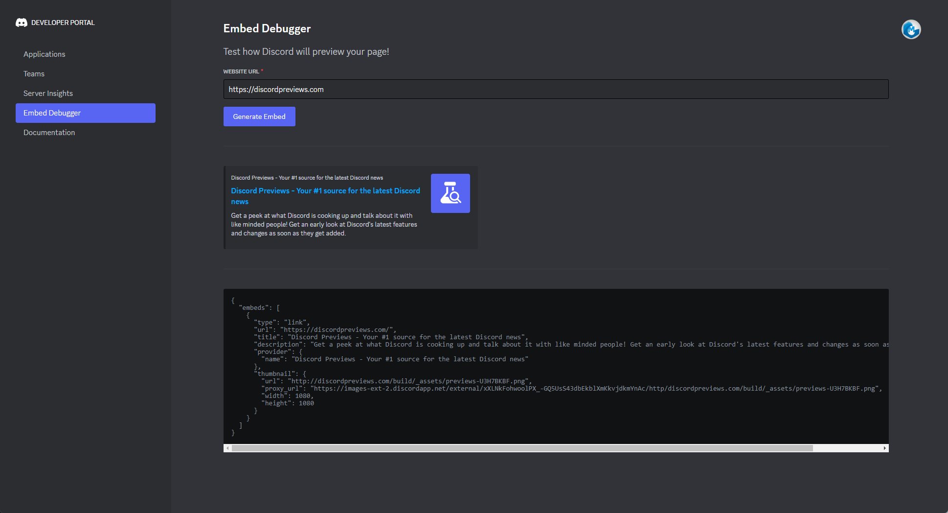 Developers Portal Improvements Thread – Discord