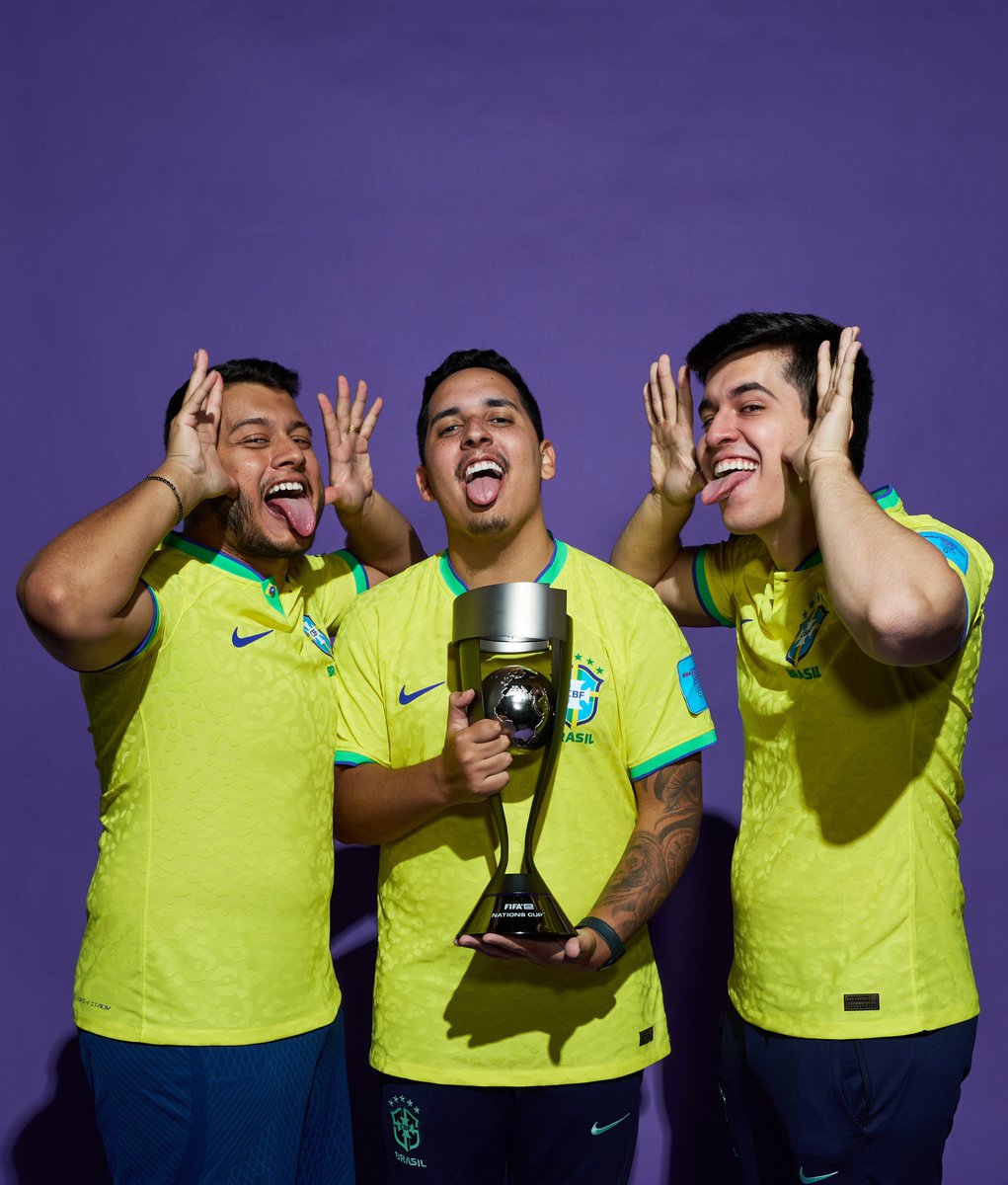 FIFAe's tweet photo. The samba magic continues!
Brazil displayed a mesmerizing performance at the #FeNC ⚽🇧🇷
Head to FIFA GG for full-player recaps! https://t.co/E1gOtpGgCd