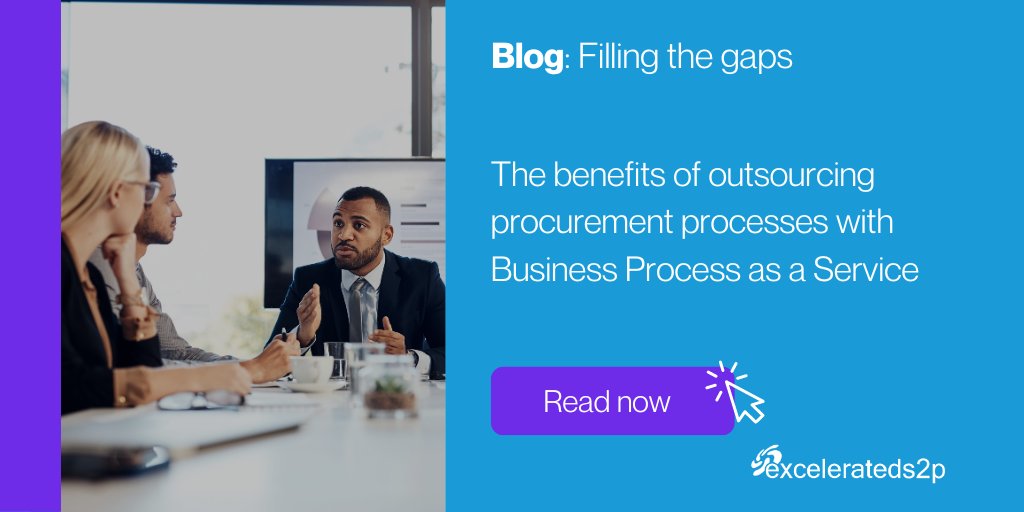 Explore how our excelerated Business Process as a Service (BPaaS) model drives transformational change by outsourcing procurement optimiziation and fillling skills gaps in our blog ‘Filling the gaps’: go.excelerateds2p.com/l/879142/2023-… 

#excelerateds2p #bpaas #procurement #bpaasblog