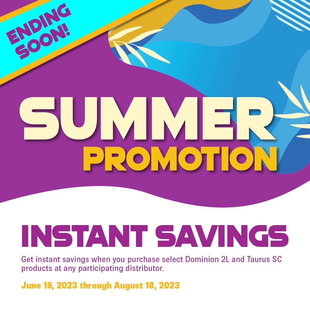 csi_pest's tweet photo. 🌞☀️ The Summer Promotion is ending soon, so grab these one time deals on Taurus SC and Dominion 2L before it’s too late! 🐜🔥 #InstantSavings #PestControl #PestProfessionals
INSTANTLY SAVE HERE >> https://t.co/2NBTK6BTiv https://t.co/4f8aqKCbGp